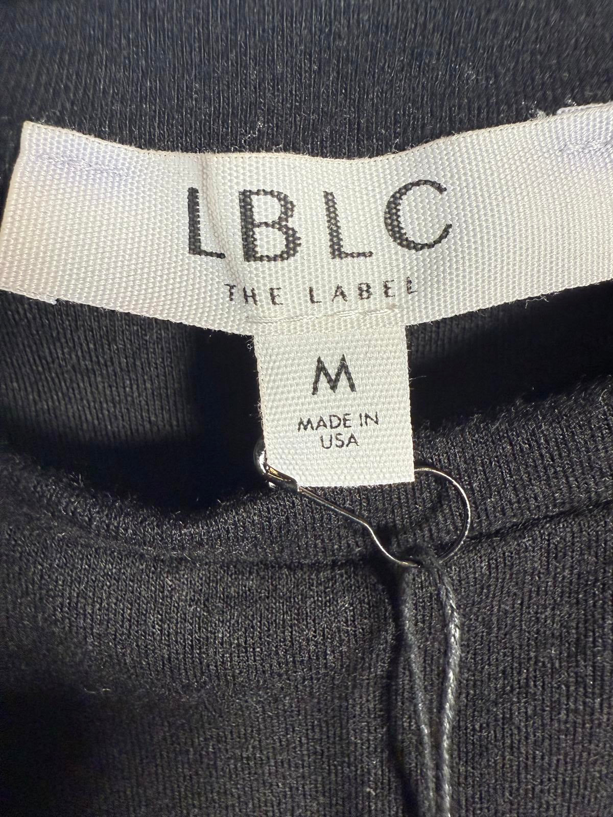 NWT LBLC The Label BLACK Women's Kelly Wrap Dress Size Medium