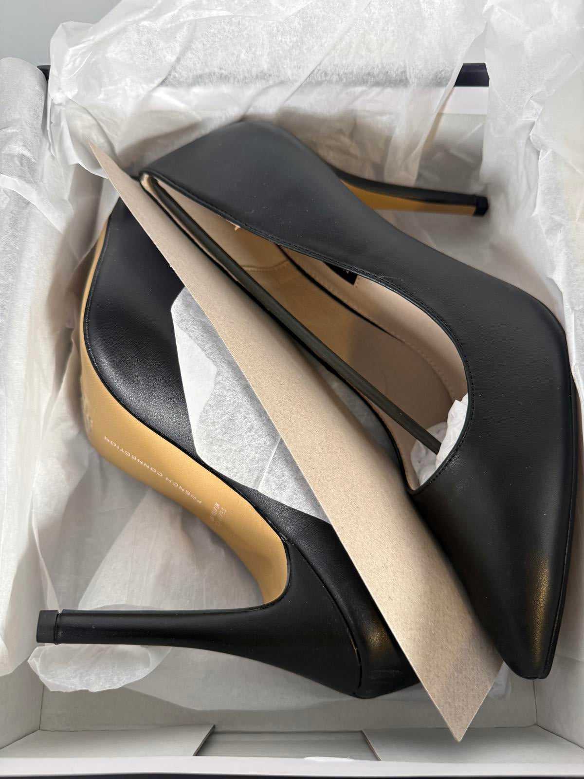 French Connection Womens Sierra Pointed Toe Pumps Black Size Size 10 NWB