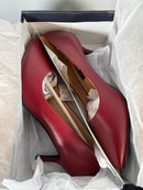French Connection Kate Burgundy Pointed Toe Pumps Kitten Heel Size 9 NWB