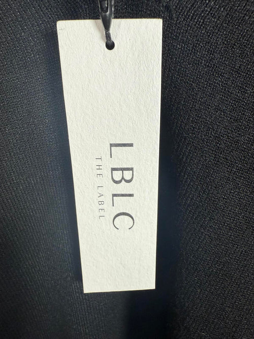 NWT LBLC The Label Black Knit High-Low Pullover Top Medium