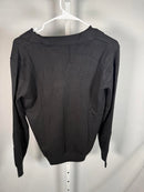 NWT LBLC The Label Black Knit High-Low Pullover Top Medium