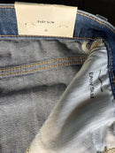 NWT 7 For All Mankind Easy Slim Women's Floral Detail Jeans Size 28
