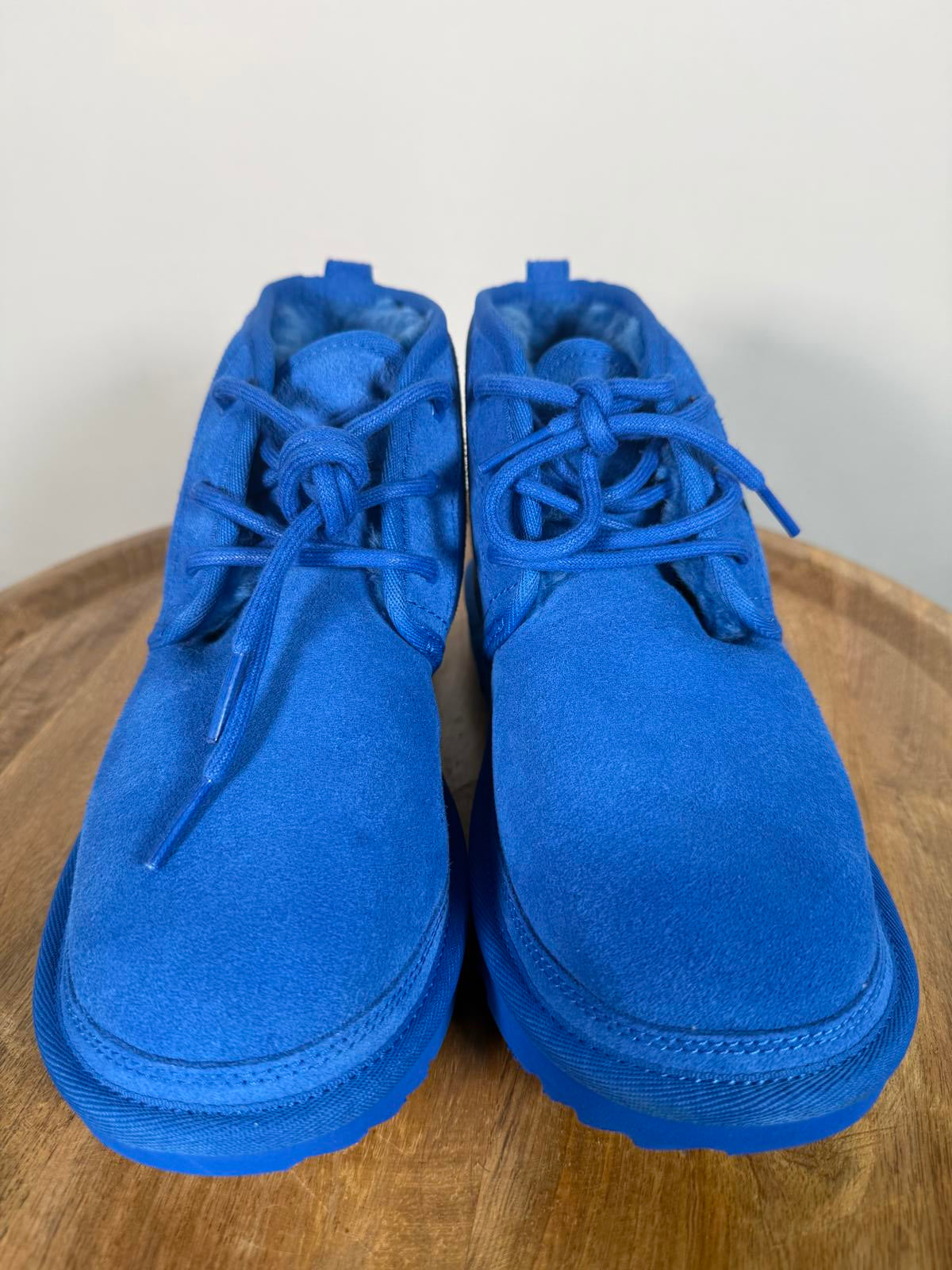 NWT UGG Neumel Blue Lace Up Ankle Boots Women's Size 5