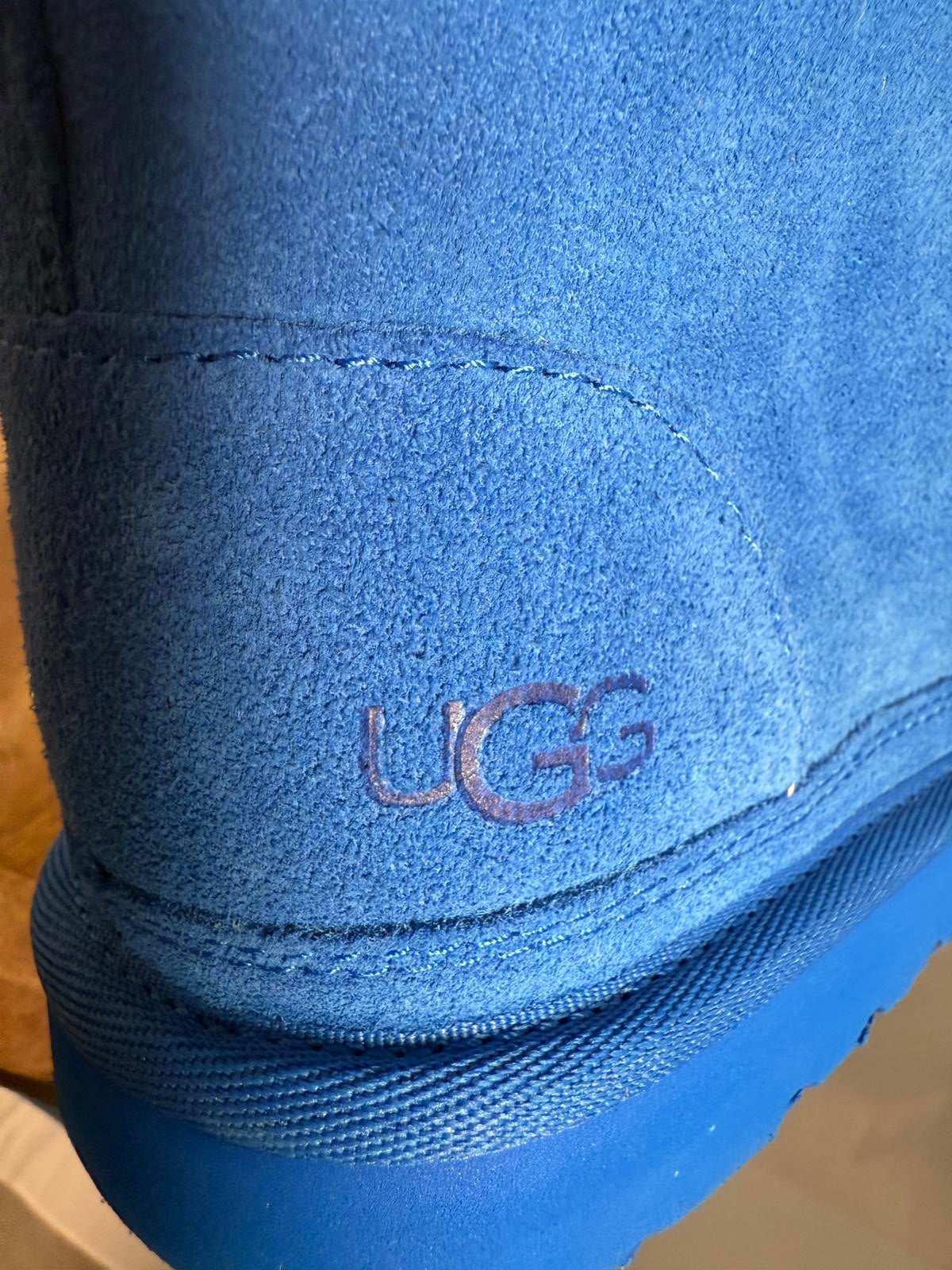NWT UGG Neumel Blue Lace Up Ankle Boots Women's Size 5