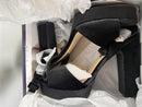 French Connection Black Velvet Platform Block Heel Sandals Size 9 NWB