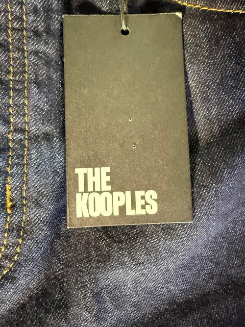 NWT The Kooples Vestiaire Carry-Over Straight Leg Blue Jeans Size 29 MSRP $215