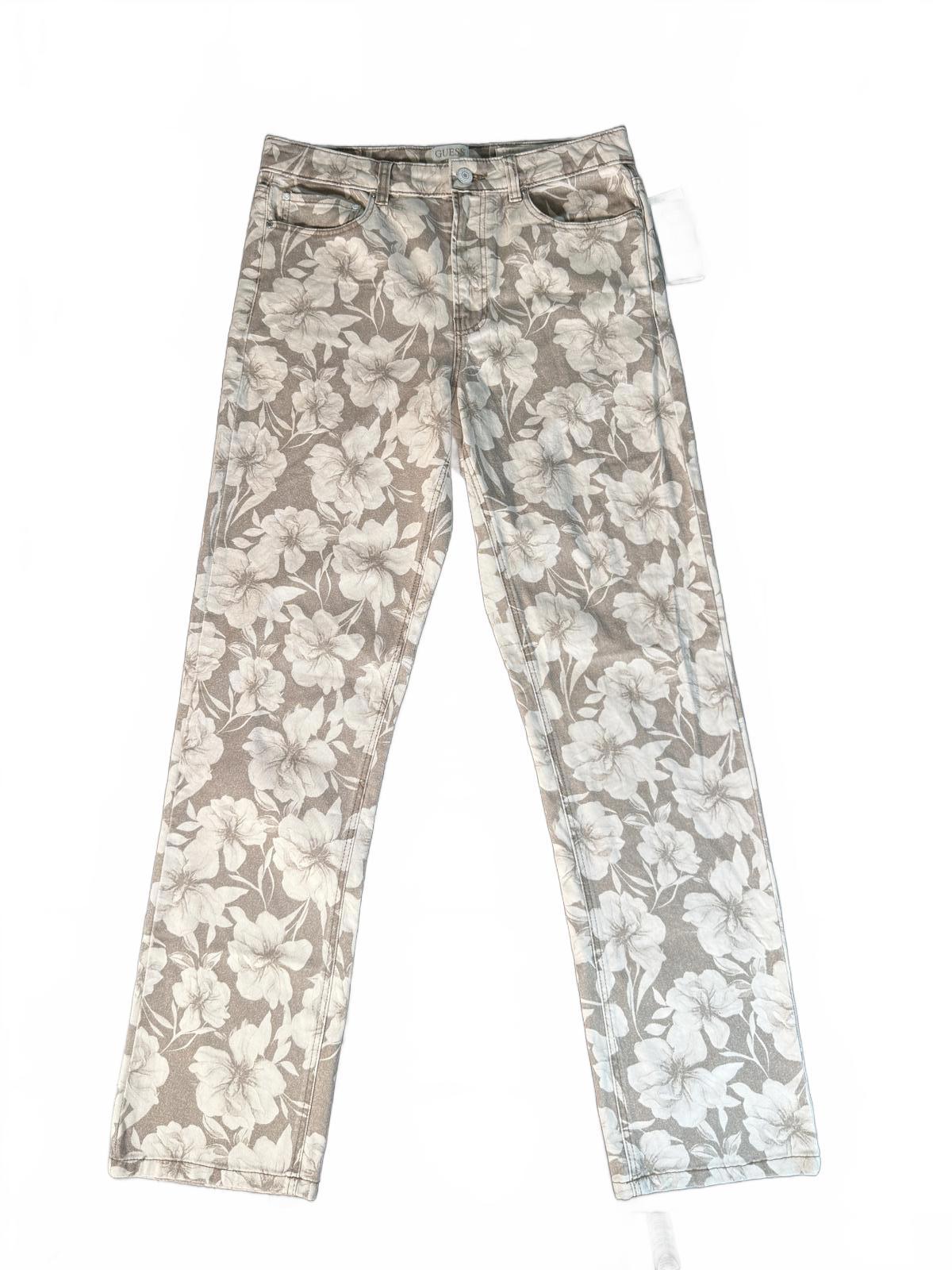 NWT Guess Party Time Tan Jeans Women's Size 28x29 Denim Pants