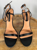 French Connection Tessa Black Strappy Heels Ankle Strap Sandals US 9 NWB