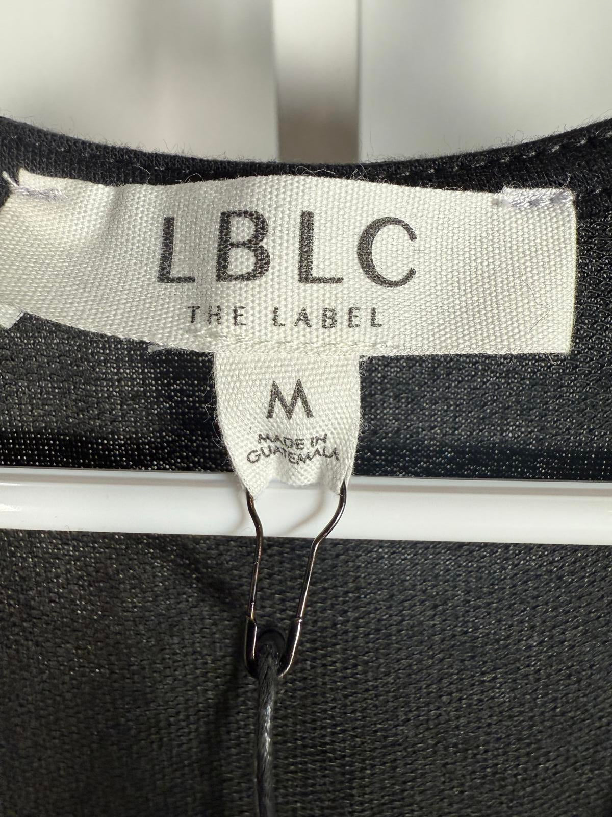 NWT LBLC The Label Lauren Black Romper Size Medium