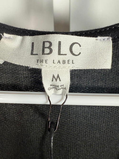 NWT LBLC The Label Lauren Black Romper Size Medium