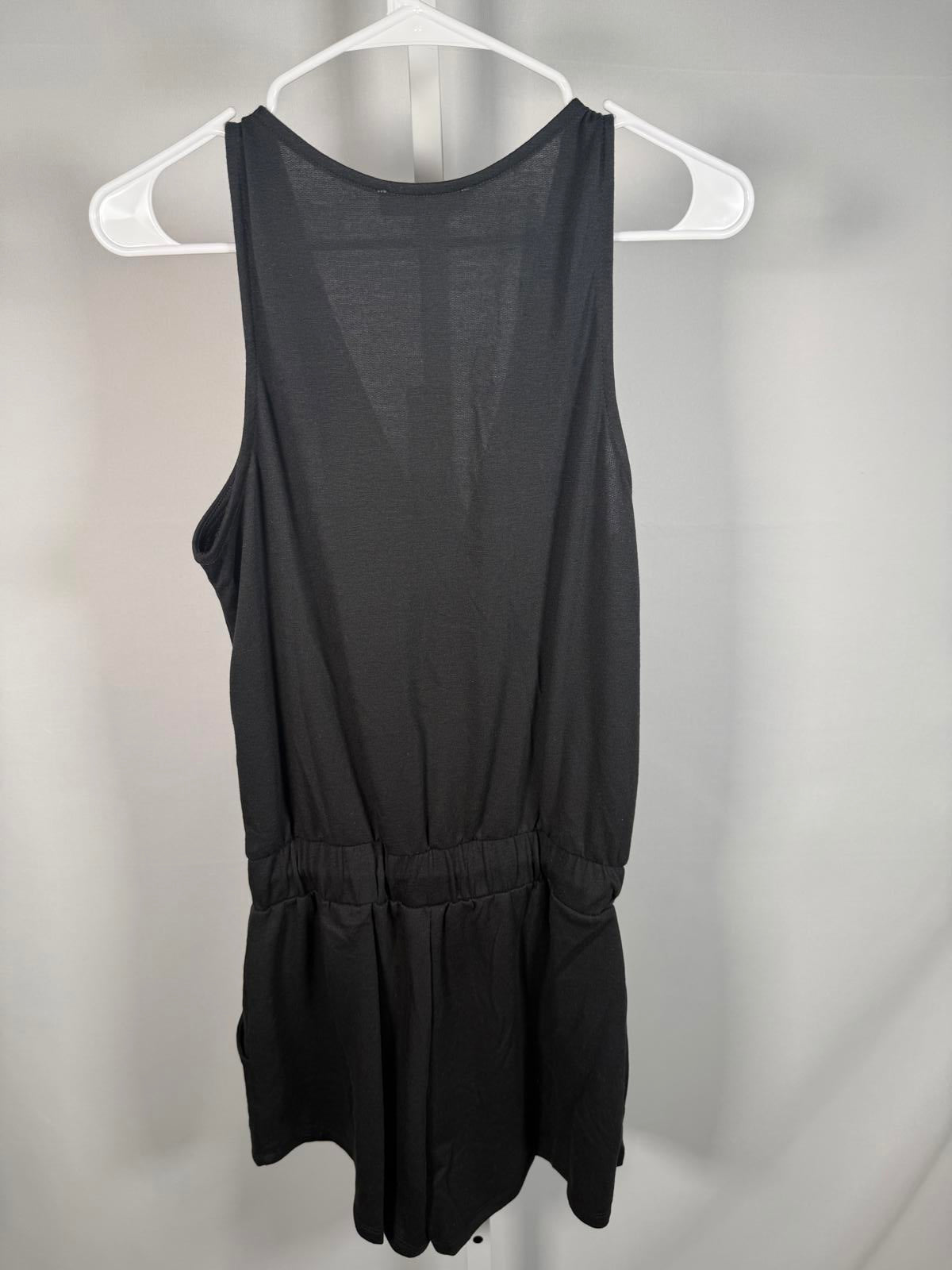 NWT LBLC The Label Lauren Black Romper Size Medium