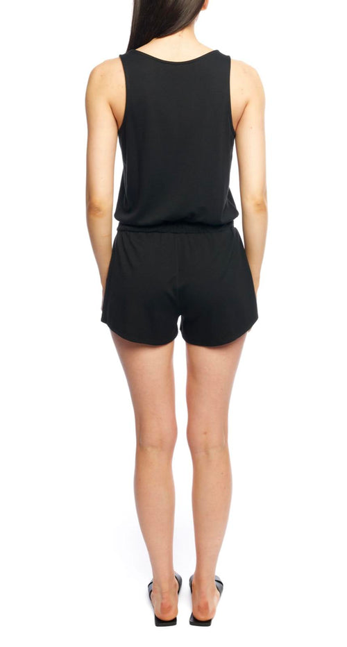 NWT LBLC The Label Lauren Black Romper Size Medium