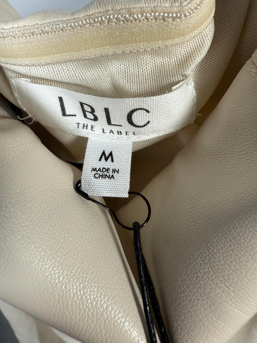 NWT LBLC The Label Luca Strapless Mini Dress Ivory Medium
