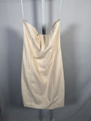 NWT LBLC The Label Luca Strapless Mini Dress Ivory Medium