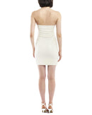 NWT LBLC The Label Luca Strapless Mini Dress Ivory Medium