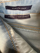 NWT NYDJ Marilyn Crop Cuff Cool Embrace Lift Tuck Jeans Oceanfront Size 00