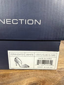 French Connection White Studded Pointed Toe Heels Size US 9.5 NWB