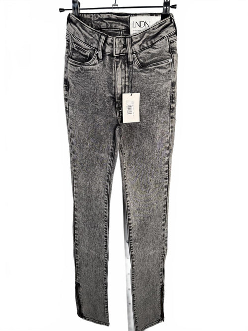 NWT LNDN Landon Denim Acid Wash Ankle Zip Straight Leg Jeans Women’s Size 22