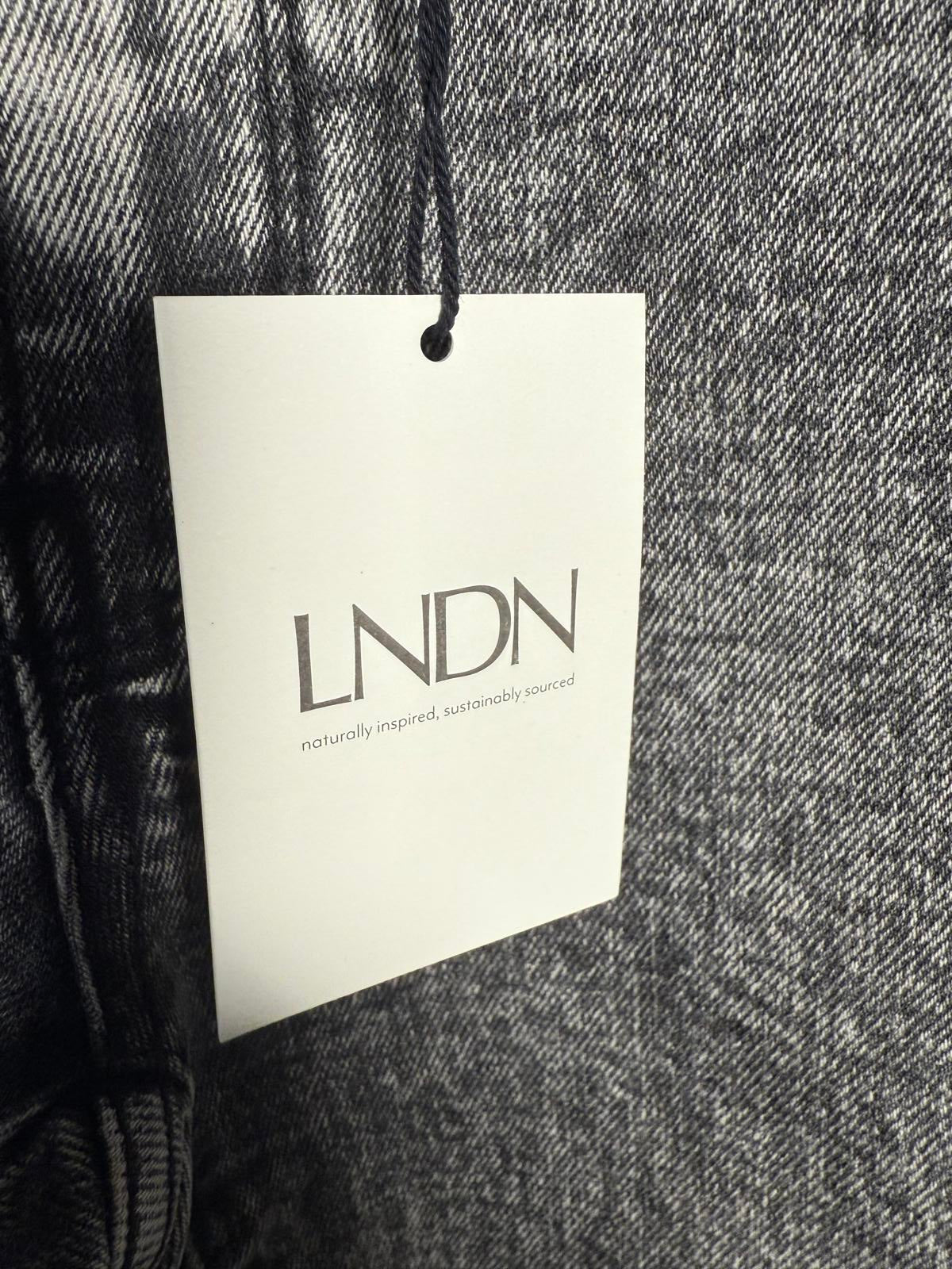 NWT LNDN Landon Denim Acid Wash Ankle Zip Straight Leg Jeans Women’s Size 22
