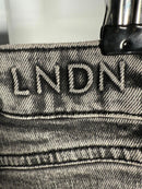 NWT LNDN Landon Denim Acid Wash Ankle Zip Straight Leg Jeans Women’s Size 22