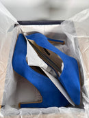 French Connection Royal Blue Suede Pointed Toe Heels Pumps Women’s US 7.5 NWB