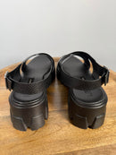 French Connection Black Chunky Platform Sandals Women’s US Size 8.5 NWB