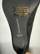 French Connection Black Suede Pointed Toe Pumps Heels Women's US Size 7.5 NWB