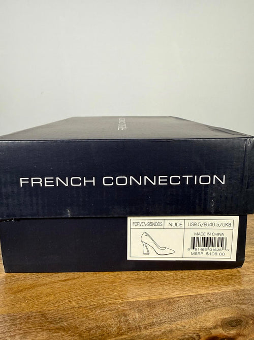 French Connection Women's Beige Raven Pumps Heels Shoes Size 9.5 NWB