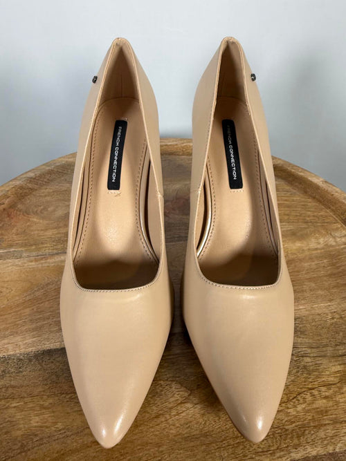 French Connection Women's Beige Raven Pumps Heels Shoes Size 9.5 NWB