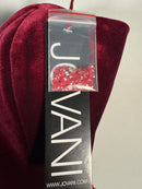 NWT Jovani 42665A Burgundy Strapless Gown Size 8 Formal Prom Dress w/ Straps