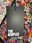 The Kooples Blazing Field Floral Tiered Top Size 0 (US XS) V-Neck NWT