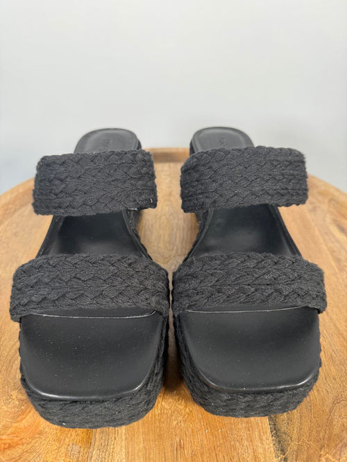 NWB On 34th Norina Two-Band Wedge Sandals Women's Size 10