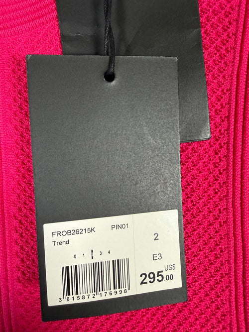 The Kooples Pink Knit Mini Dress Size 2 (US M) Sleeveless Bodycon NWT