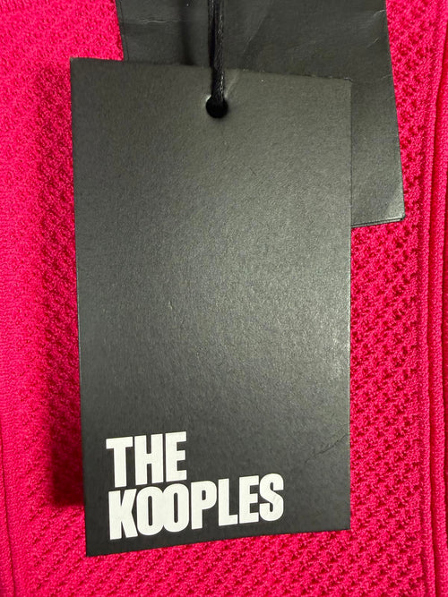 The Kooples Pink Knit Mini Dress Size 2 (US M) Sleeveless Bodycon NWT