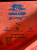 NWT Havana Jim Crew Neck Short Sleeve Logo T-Shirt Coral Heather XXL