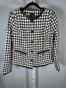 NWT G by Giuliana Black Label Timeless Jacket Houndstooth Size Small