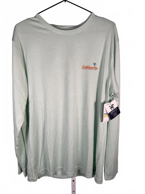 NWT Caribbean Joe Men's Long Sleeve T-Shirt Size M