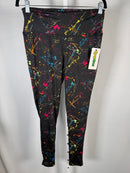 NWT Tipsy Elves Neon Splatter Women's Leggings Size Small