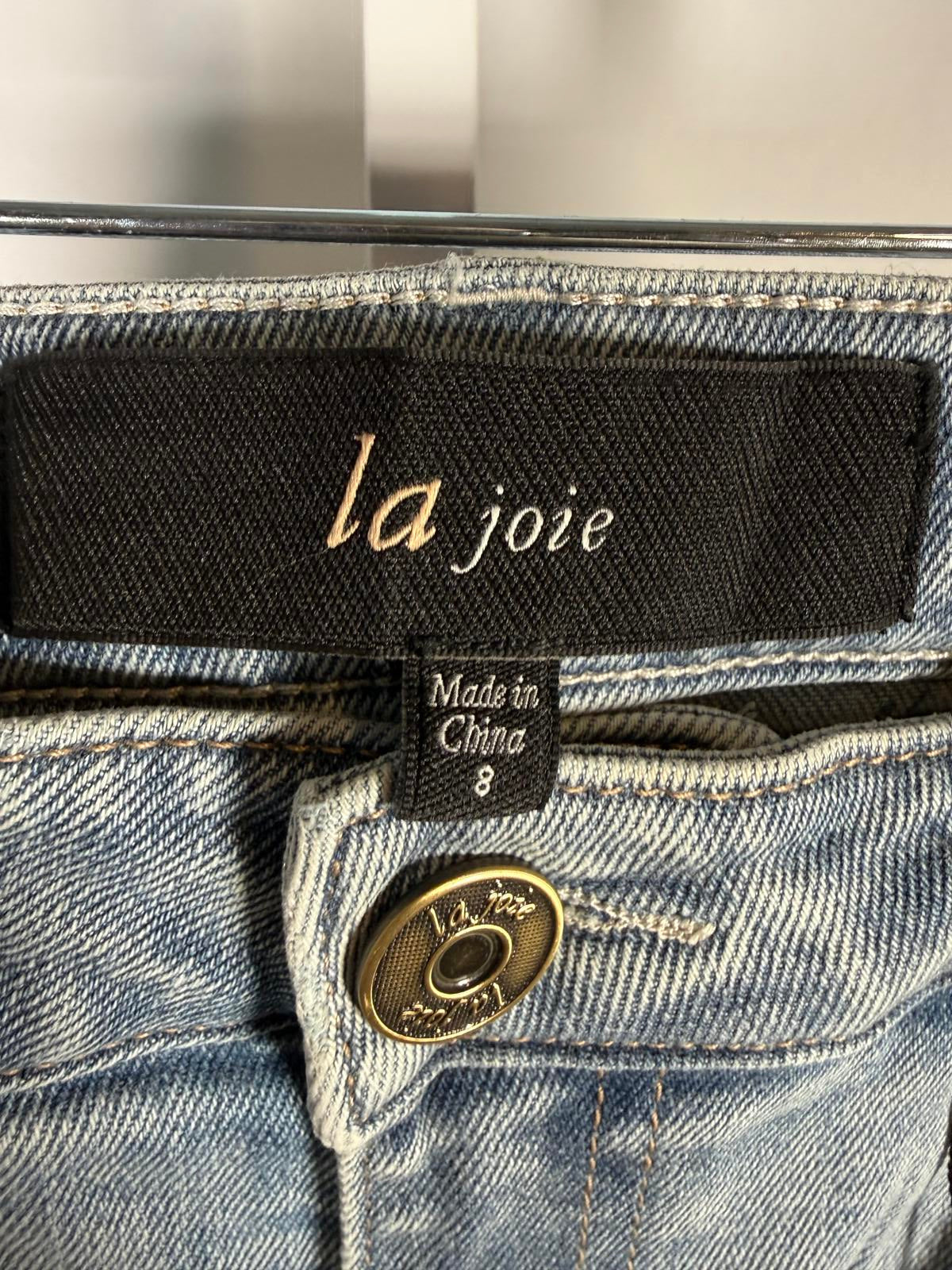 NWT La Joie Comfort Stretch High Rise Straight Leg Jeans Size 8