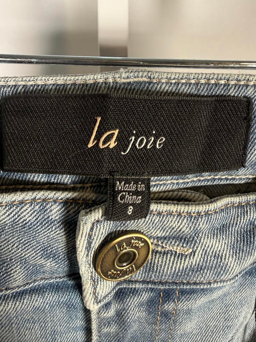 NWT La Joie Comfort Stretch High Rise Straight Leg Jeans Size 8