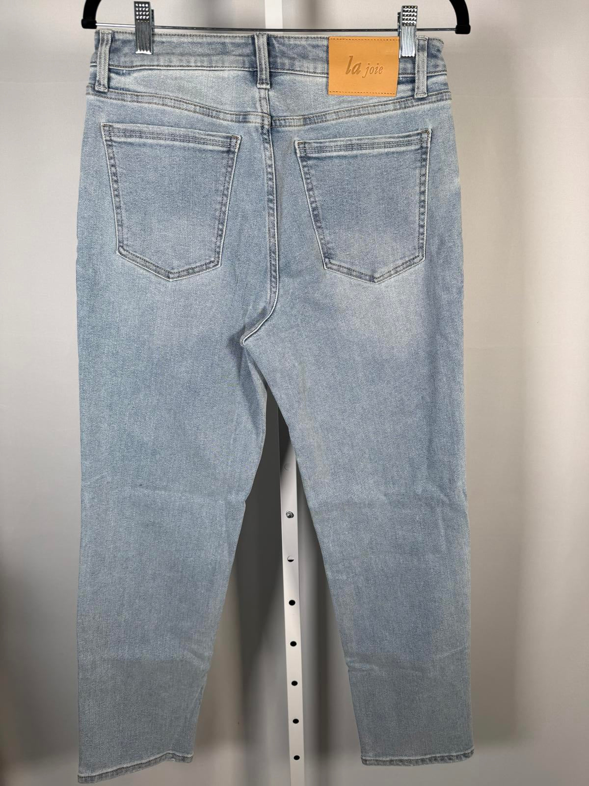 NWT La Joie Comfort Stretch High Rise Straight Leg Jeans Size 8