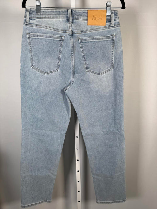 NWT La Joie Comfort Stretch High Rise Straight Leg Jeans Size 8