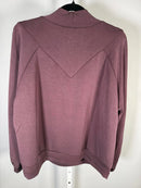 NWT Democracy Women’s Cabernet Blouson Sleeve Knit Mock Neck Top Sweater Size 1X