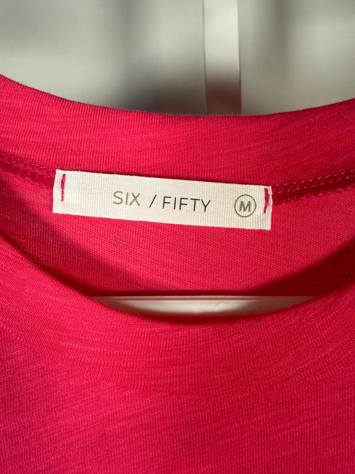 NWT Six/Fifty Women’s Pink Short Sleeve T-Shirt Midi Dress Size Medium