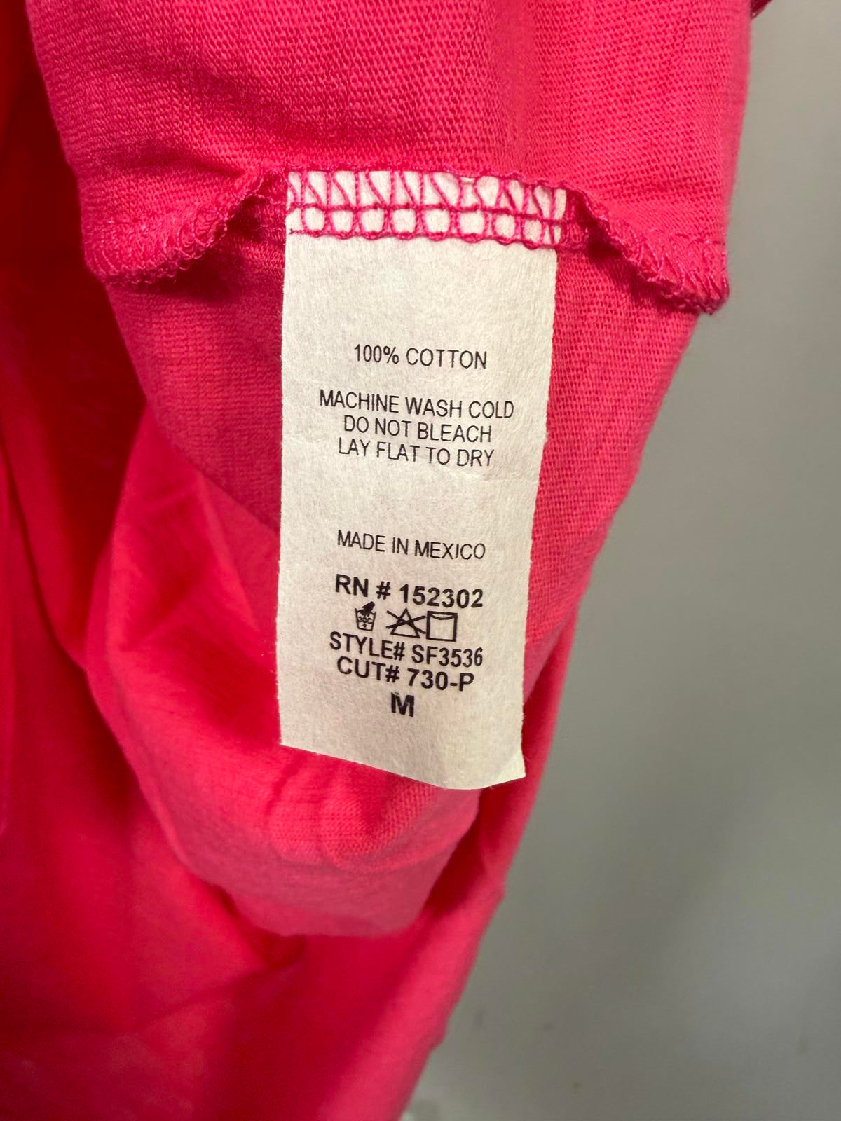 NWT Six/Fifty Women’s Pink Short Sleeve T-Shirt Midi Dress Size Medium