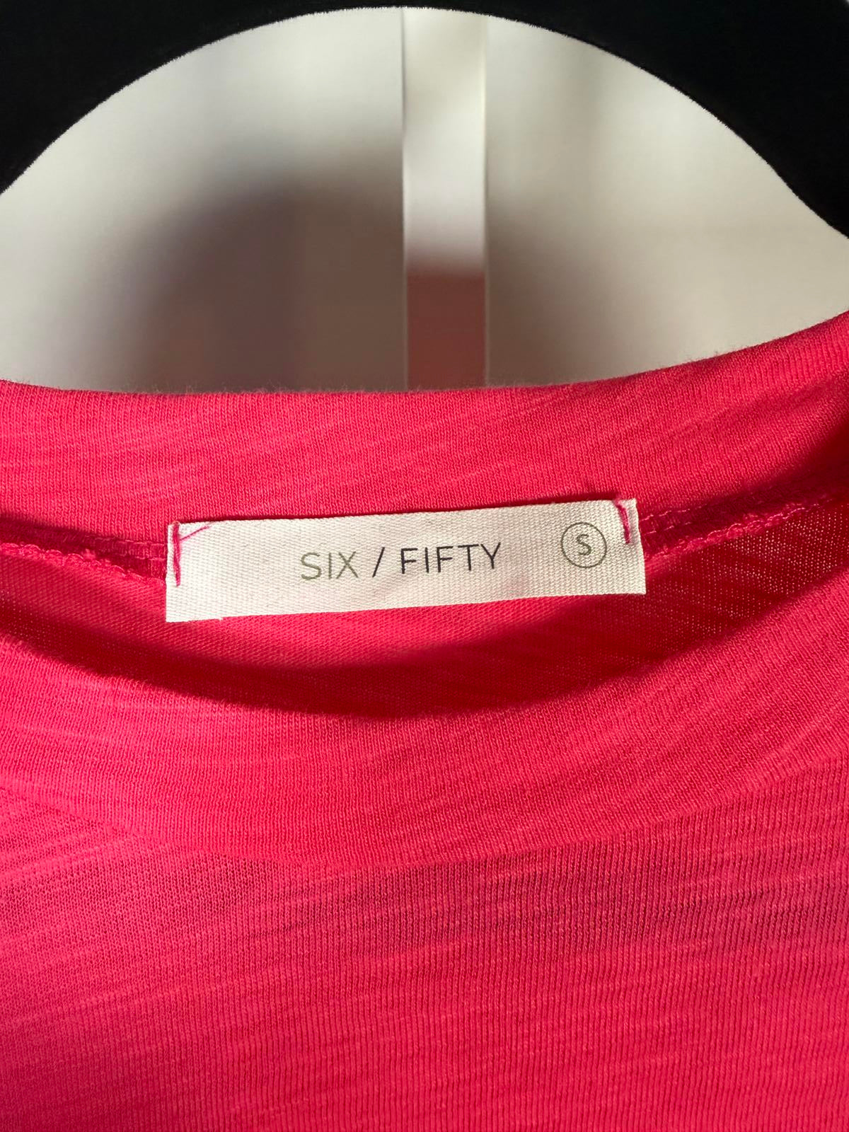 NWT Six/Fifty Women’s Pink Short Sleeve T-Shirt Midi Dress Size Small