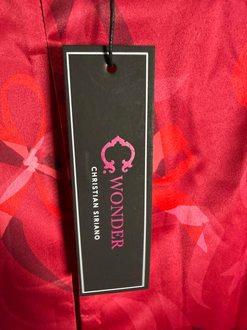 NWT C Wonder by Christian Siriano Women’s Pink Satin Front Cardigan Size Medium