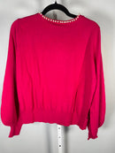 NWT C Wonder by Christian Siriano Women’s Pink Satin Front Cardigan Size Medium