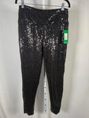 NWT Tipsy Elves Black Sequin High Waisted Leggings Size Large