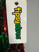 NWT Tipsy Elves Red & Green Reversible Sequin High Waisted Leggings Size Small